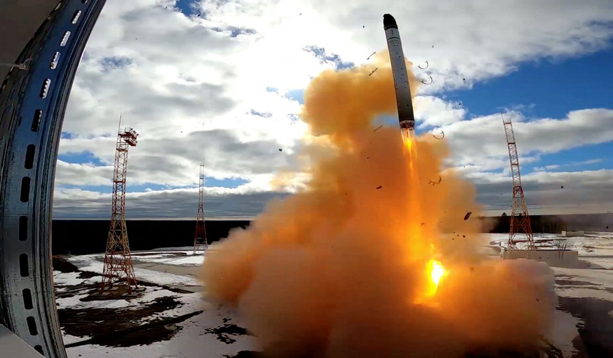 Sarmat intercontinental ballistic missile